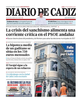 Cover of Diario de Cadiz