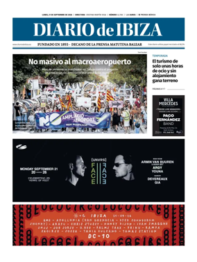 Cover of Diario de Ibiza