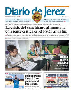 Cover of Diario de Jerez