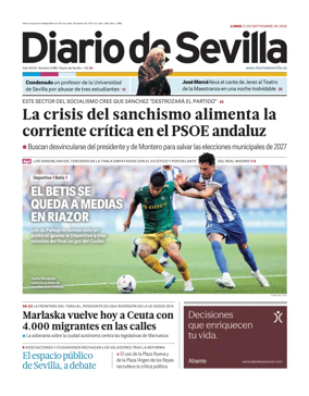 Cover of Diario de Sevilla