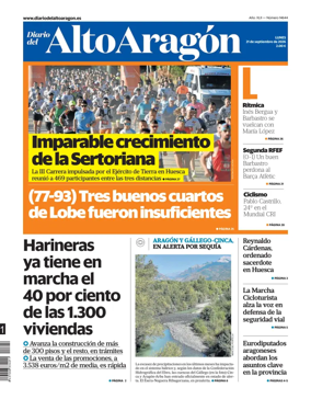 Cover of Diario del Alto Aragon