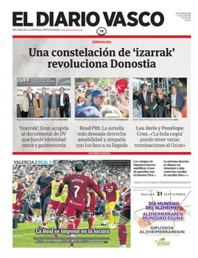 Cover of Diario Vasco (Alto Urola)