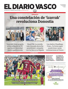 Cover of Diario Vasco (Costa Urola)
