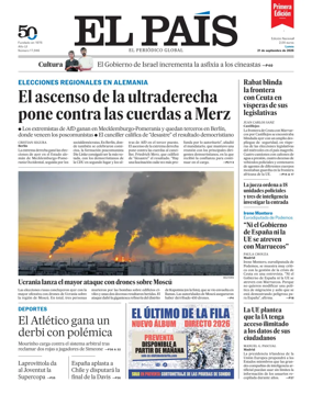 Cover of EL PAIS primera edicion
