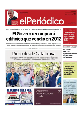 Cover of El Periodico - Castellano