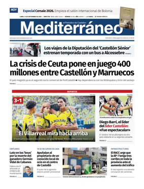Cover of El Periodico Mediterraneo