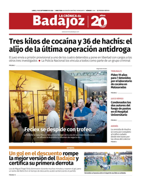 Cover of La Cronica de Badajoz BE