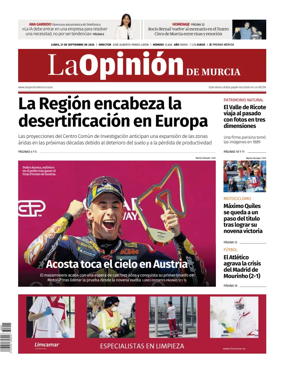 Cover of La Opinion de Murcia