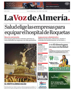 Cover of La Voz de Almeria