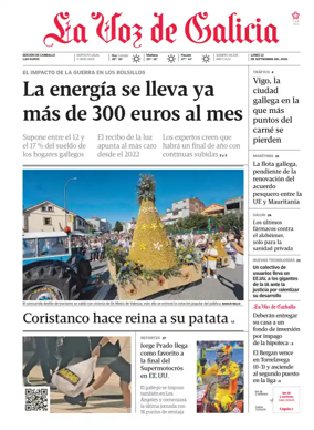 Cover of La Voz de Galicia (Carballo)