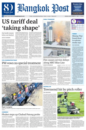 Cover of Bangkok Post