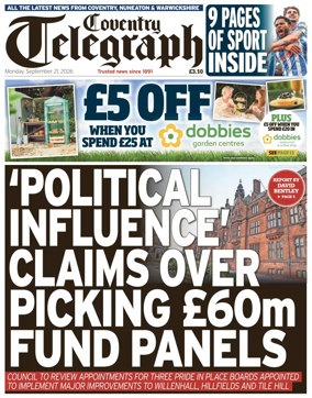 Cover of Coventry Telegraph