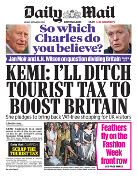 Cover of Daily Mail