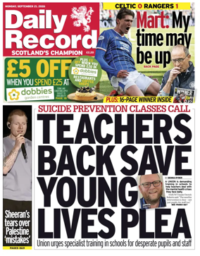 Cover of Daily Record