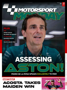 Cover of Motorsport Monday