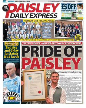 Cover of Paisley Daily Express
