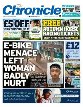 Cover of The Chronicle (South Tyneside and Durham)