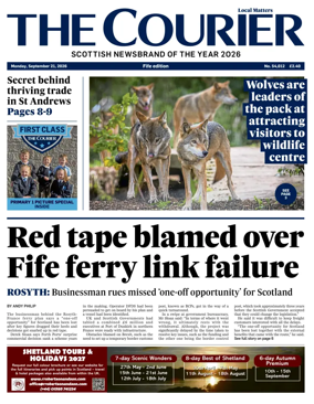 Cover of The Courier & Advertiser (Fife Edition)