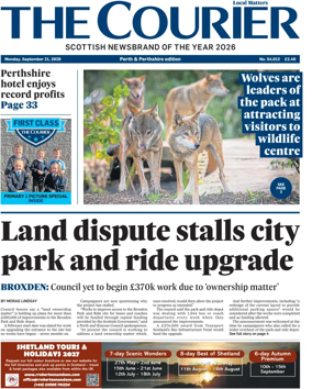 Cover of The Courier & Advertiser (Perth and Perthshire Edition)