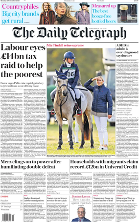 Cover of The Daily Telegraph