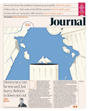 Cover of The Guardian e-paper Journal