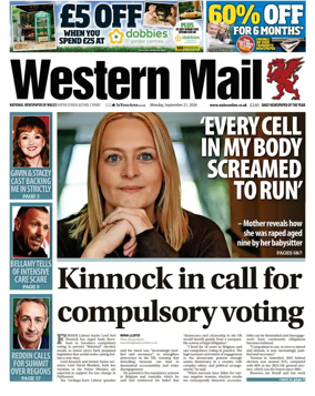 Cover of Western Mail