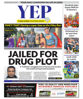 Cover of Yorkshire Evening Post