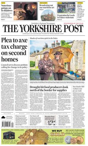 Cover of Yorkshire Post