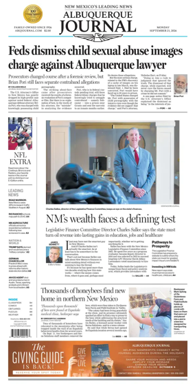 Cover of Albuquerque Journal
