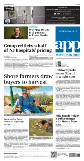 Cover of Asbury Park Press