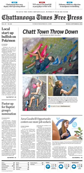 Cover of Chattanooga Times Free Press