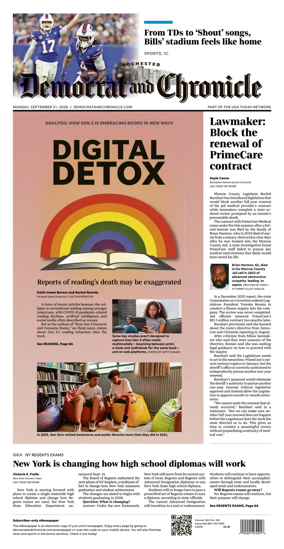 Cover of Democrat and Chronicle
