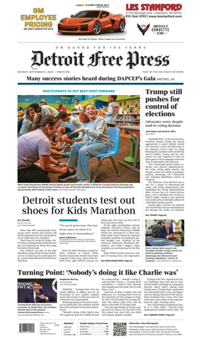Cover of Detroit Free Press