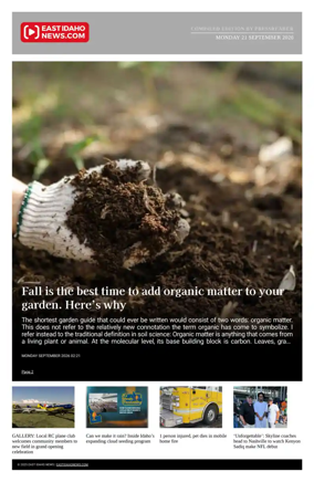 Cover of East Idaho News