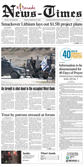 Cover of El Dorado News-Times