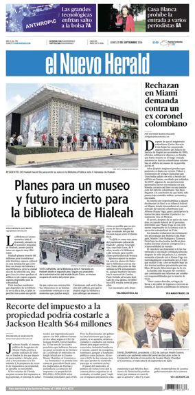 Cover of El Nuevo Herald