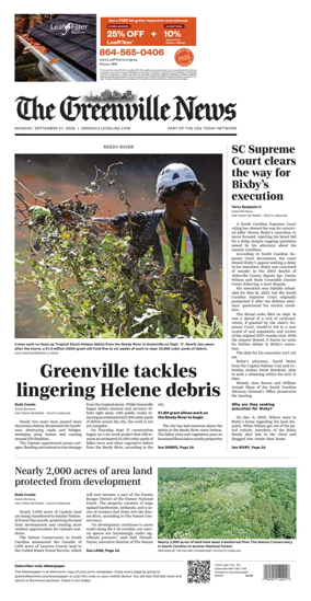 Cover of The Greenville News