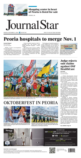 Cover of Journal Star (Peoria)