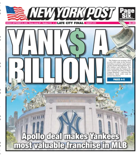 Cover of New York Post