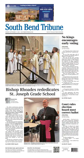 Cover of South Bend Tribune
