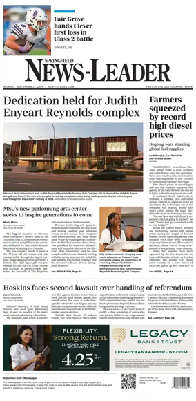 Cover of Springfield News-Leader