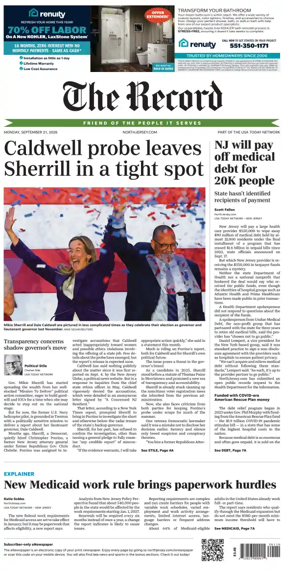 Cover of The Bergen Record