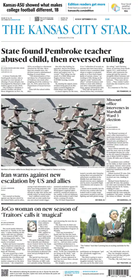 Cover of The Kansas City Star