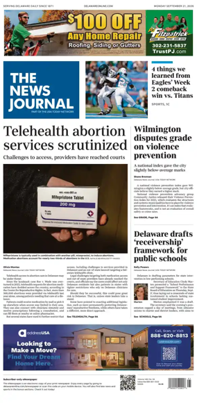 Cover of The News Journal