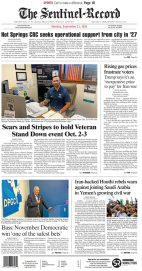 Cover of The Sentinel-Record