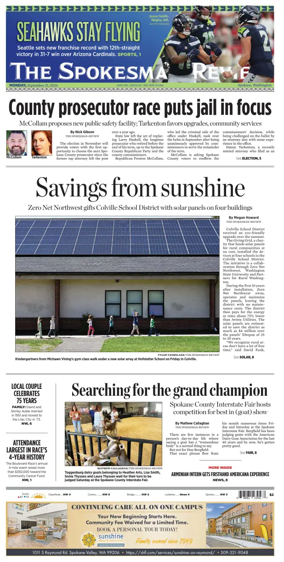 Cover of The Spokesman-Review (Spokane)