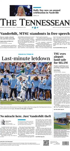 Cover of The Tennessean