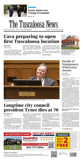 Cover of The Tuscaloosa News