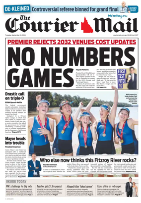 Cover of The Courier-Mail