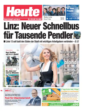 Cover of Heute - Oberosterreich Ausgabe